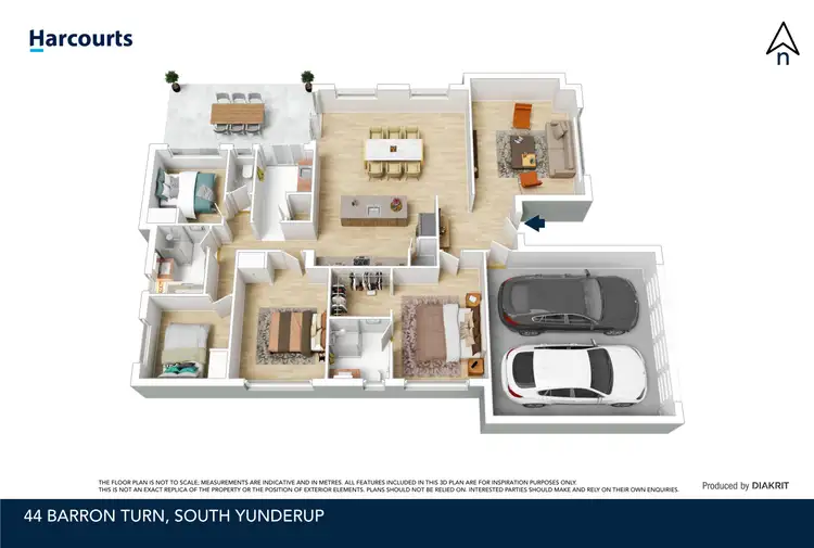 Floorplan of Homely house listing, 44 Barron Turn, South Yunderup WA 6208