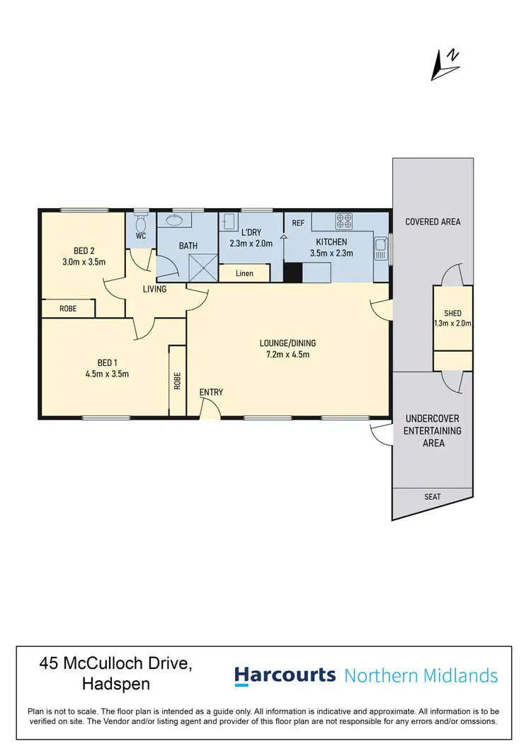 Floorplan of Homely house listing, 45 Mcculloch Drive, Hadspen TAS 7290