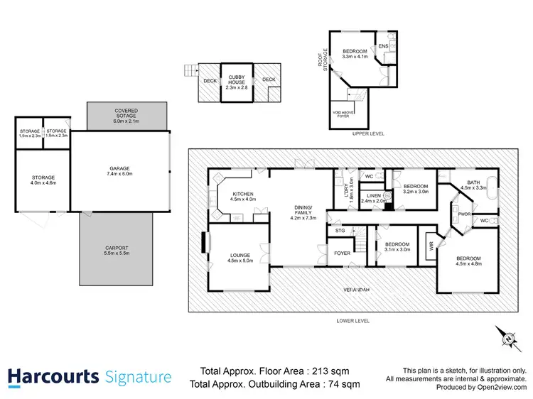 Floorplan of Homely house listing, 1 Cahill Place, Acton Park TAS 7170