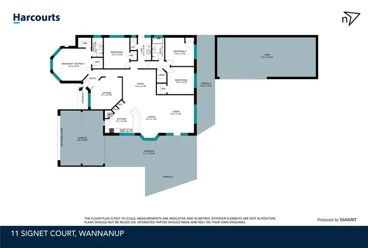 Floorplan of Homely house listing, 11 Signet Court, Wannanup WA 6210
