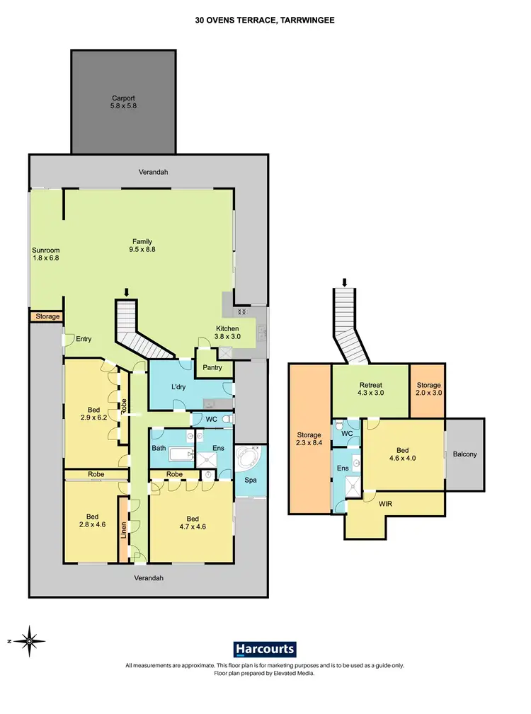 Floorplan of Homely house listing, 30 Ovens Terrace, Tarrawingee VIC 3678