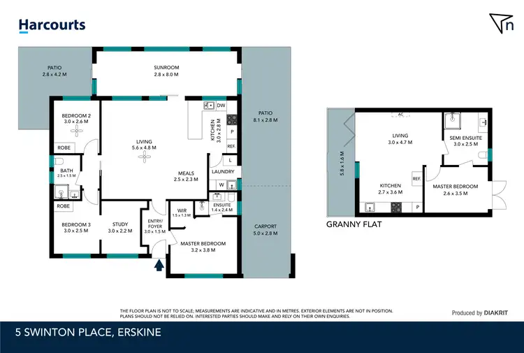 Floorplan of Homely house listing, 5 Swinton Place, Erskine WA 6210
