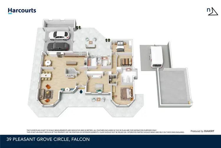 Floorplan of Homely house listing, 39 Pleasant Grove Circle, Falcon WA 6210