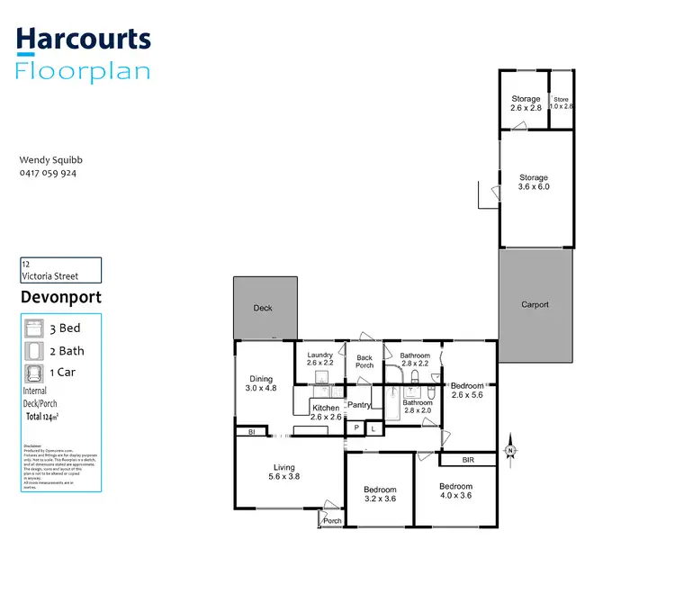 Floorplan of Homely house listing, 12 Victoria Street, Devonport TAS 7310