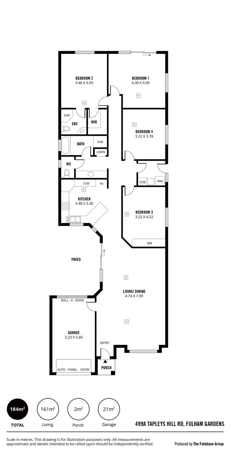 Floorplan of Homely house listing, 499A Tapleys Hill Road, Fulham Gardens SA 5024