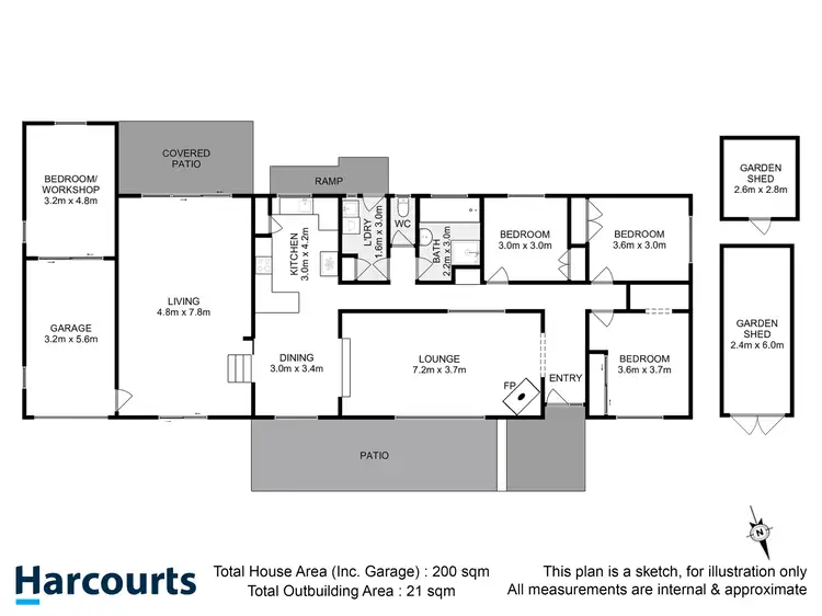 Floorplan of Homely house listing, 61 Fords Road, Geeveston TAS 7116