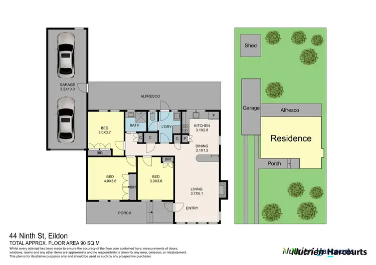 Floorplan of Homely house listing, 44 Ninth Street, Eildon VIC 3713