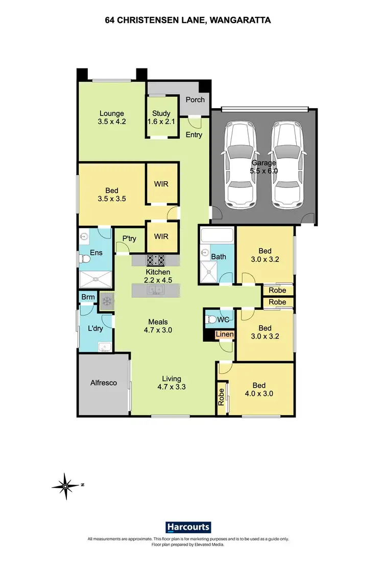 Floorplan of Homely house listing, 64 Christensen Lane, Wangaratta VIC 3677