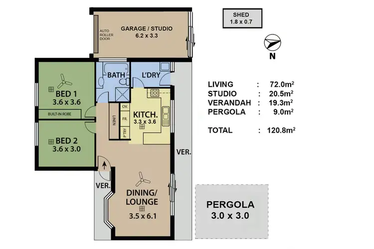 Floorplan of Homely house listing, 2/12 Howard Lane, Mount Barker SA 5251