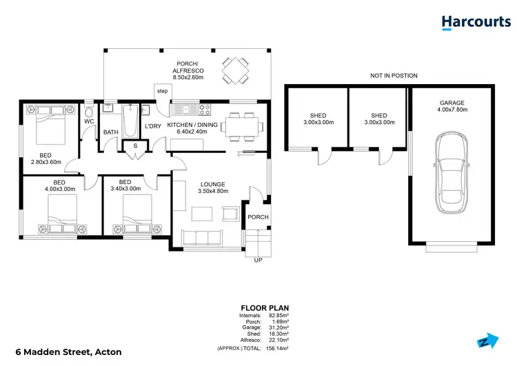 Floorplan of Homely house listing, 6 Madden Street, Acton TAS 7320