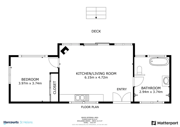 Floorplan of Homely rural property listing, 34 Mount Elephant Road, Gray TAS 7215