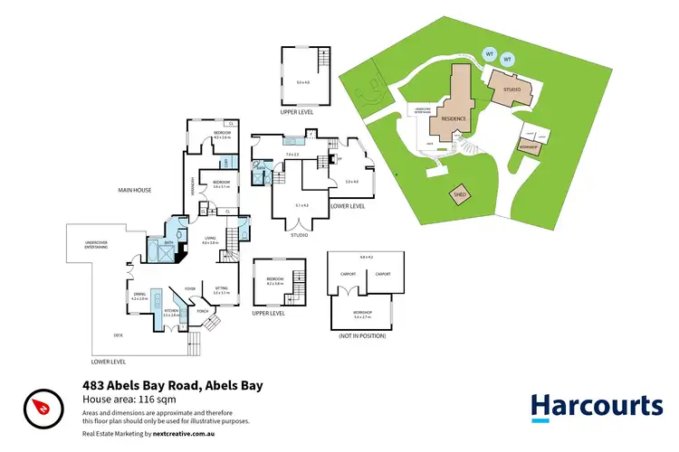 Floorplan of Homely house listing, 483 Abels Bay Road, Abels Bay TAS 7112