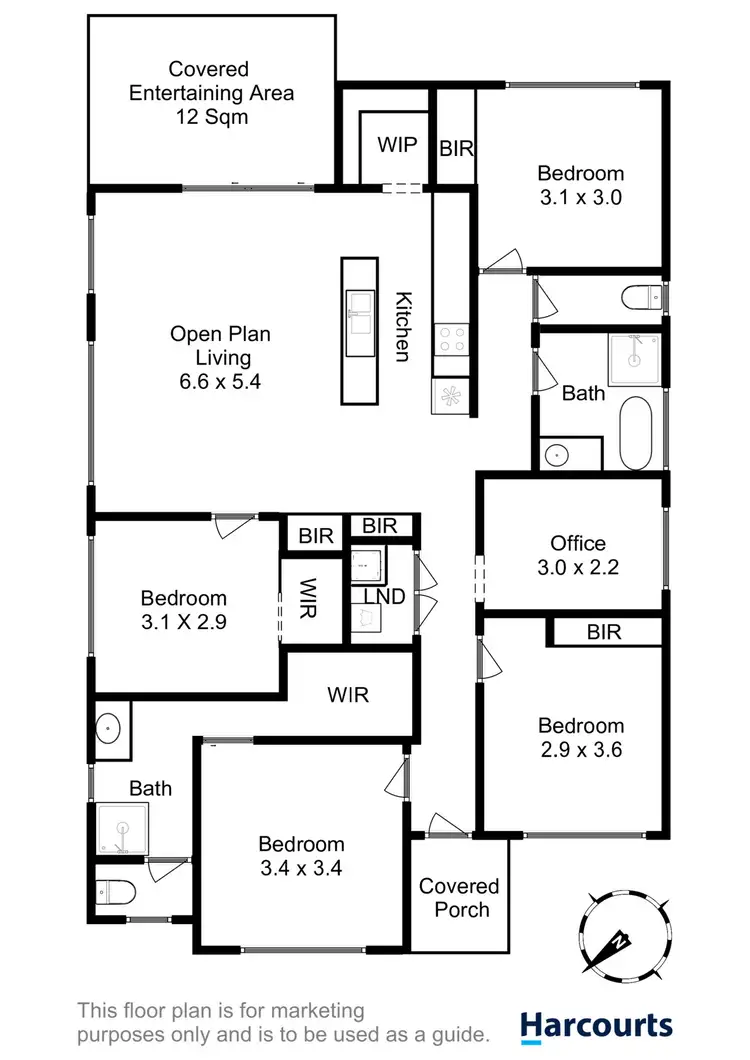 Floorplan of Homely house listing, 21 Monteith Crescent, Bagdad TAS 7030