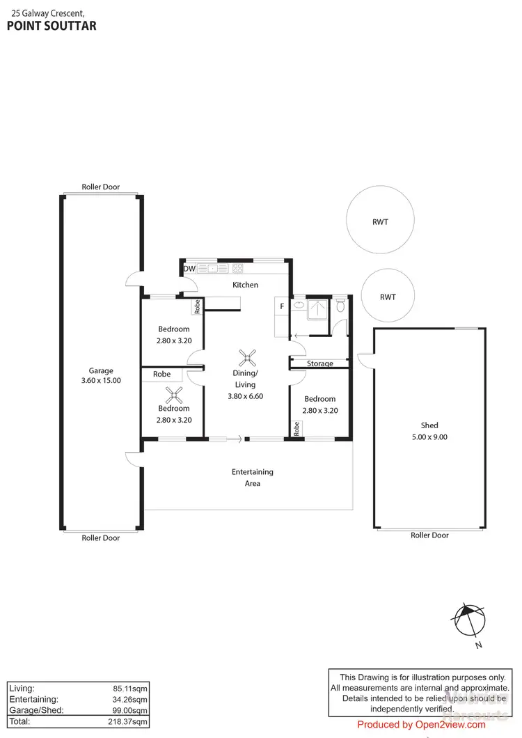 Floorplan of Homely house listing, 25 Galway Crescent, Point Souttar SA 5577