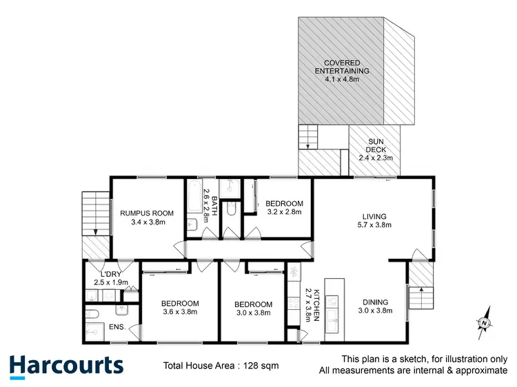 Floorplan of Homely house listing, 28 Bonnie Vale Drive, Howden TAS 7054