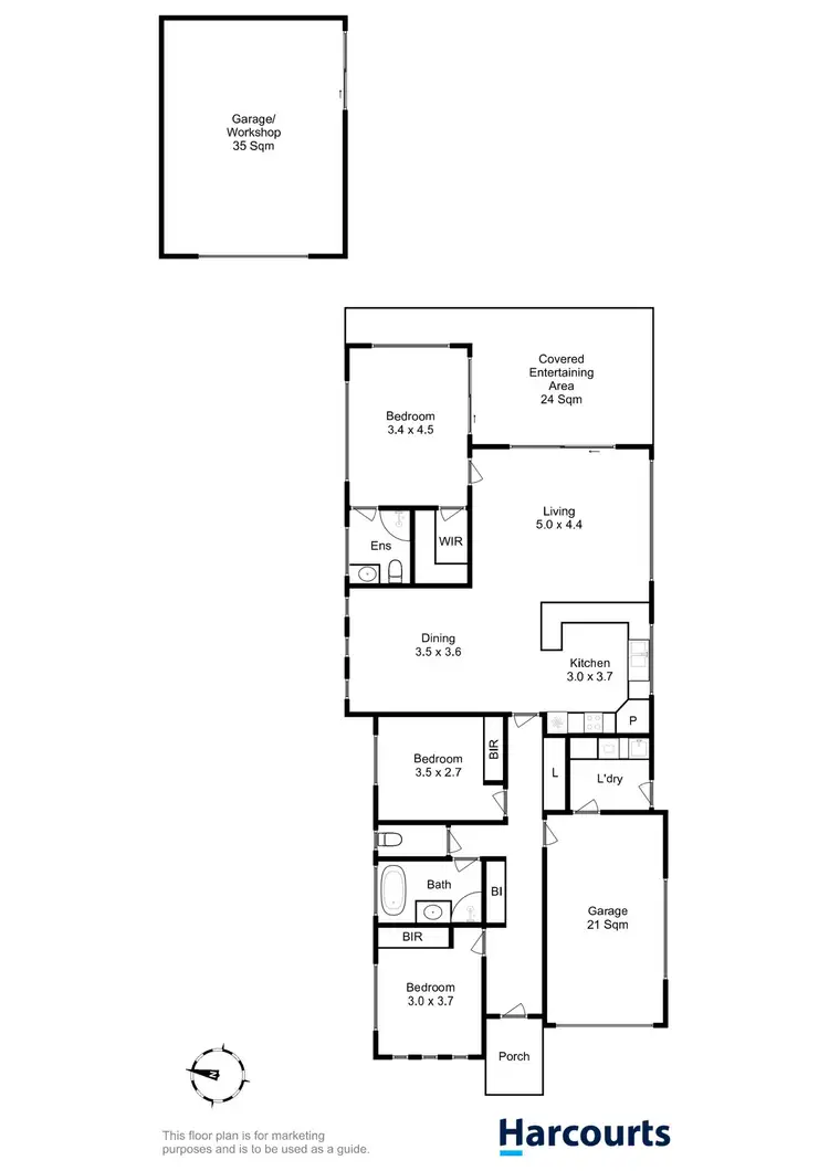 Floorplan of Homely house listing, 10 Whitelea Court, Sorell TAS 7172