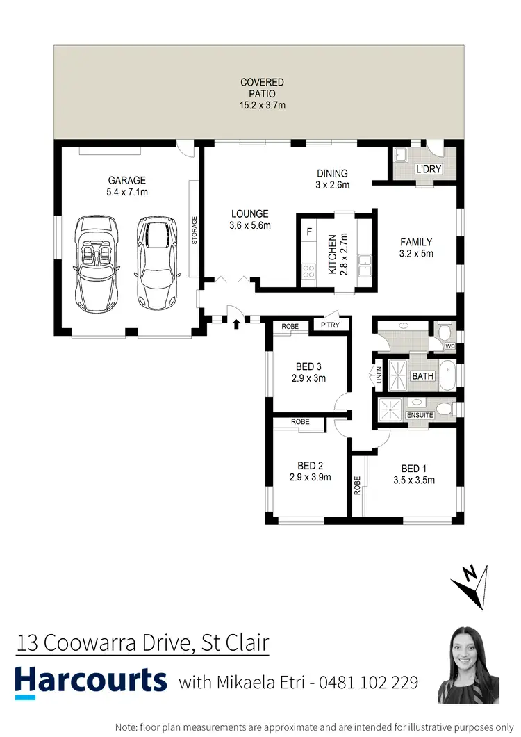 Floorplan of Homely house listing, 13 Coowarra Drive, St Clair NSW 2759