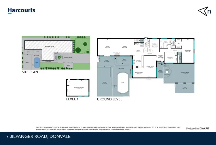 Floorplan of Homely house listing, 7 Jilpanger Road, Donvale VIC 3111