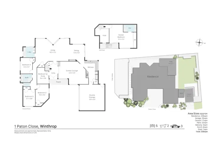Floorplan of Homely house listing, 1 Paton Close, Winthrop WA 6150