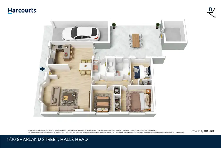 Floorplan of Homely house listing, 1/20 Sharland Street, Halls Head WA 6210