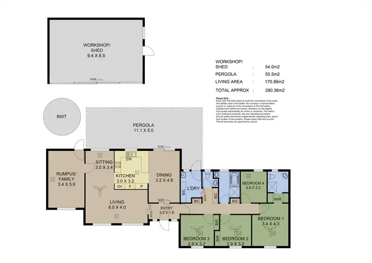 Floorplan of Homely house listing, 9 Manor Crescent, Mount Barker SA 5251