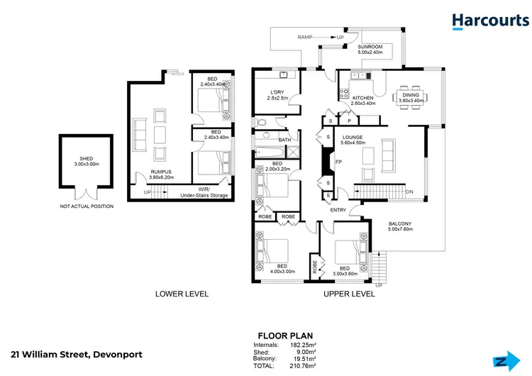 Floorplan of Homely house listing, 21 William Street, Devonport TAS 7310