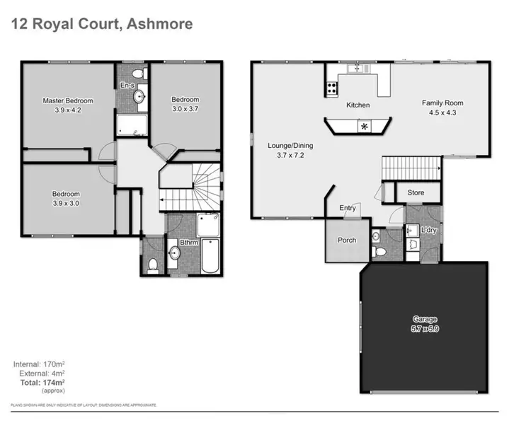 Floorplan of Homely house listing, 12 Royal Court, Ashmore QLD 4214