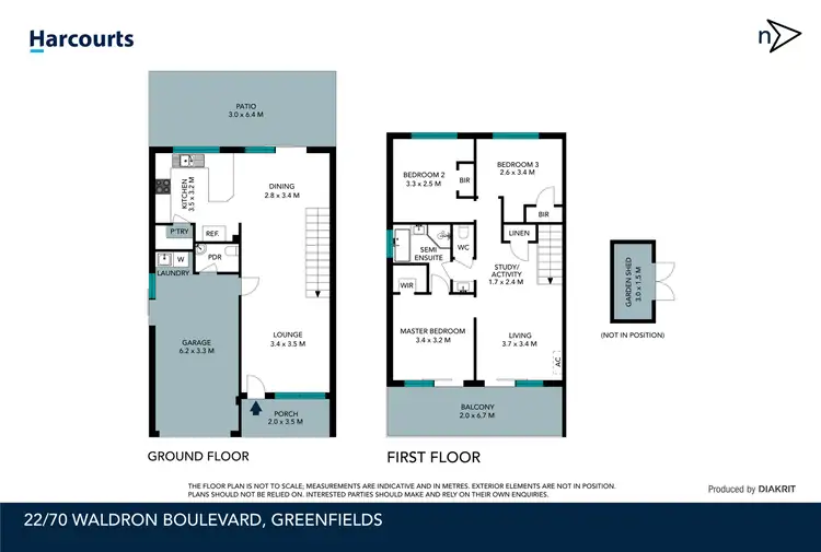 Floorplan of Homely house listing, 22/70 Waldron Boulevard, Greenfields WA 6210