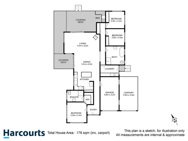 Floorplan of Homely house listing, 15 Rachel Lane, Ranelagh TAS 7109