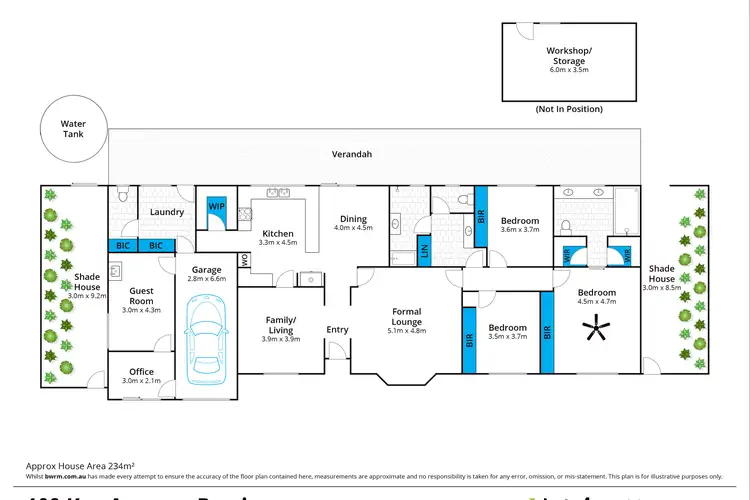 Floorplan of Homely house listing, 109 Kay Avenue, Berri SA 5343