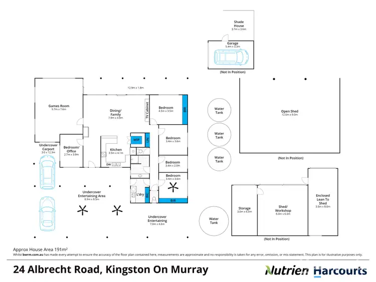 Floorplan of Homely house listing, 24 Albrecht Road, Kingston on Murray SA 5331
