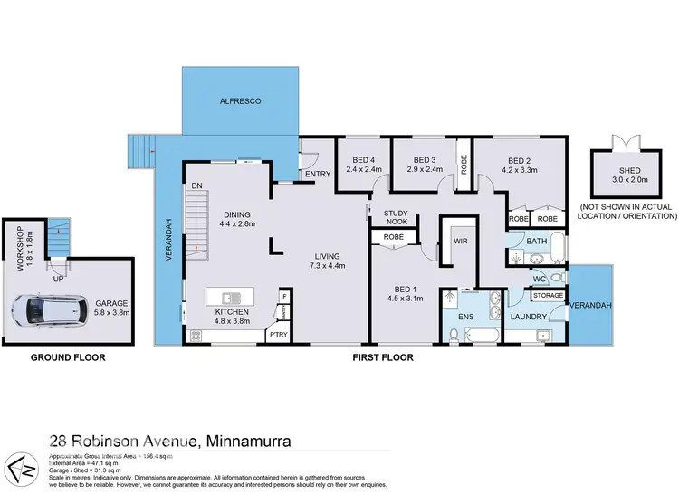 Floorplan of Homely house listing, 28 Robinson Avenue, Minnamurra NSW 2533