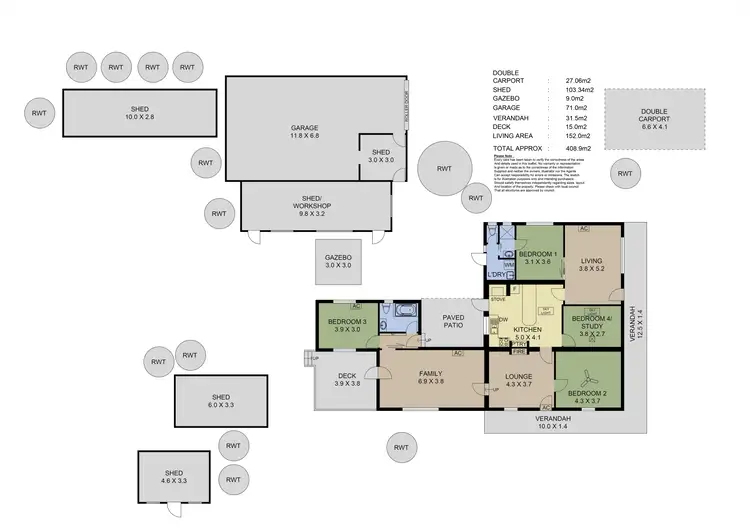 Floorplan of Homely house listing, 1980 Greenhill Road, Carey Gully SA 5144
