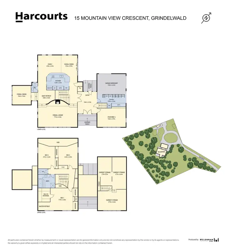 Floorplan of Homely house listing, 15 Mountain View Crescent, Grindelwald TAS 7277