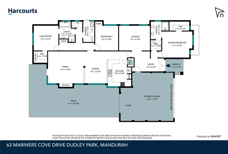 Floorplan of Homely house listing, 63 Mariners Cove Drive, Dudley Park WA 6210