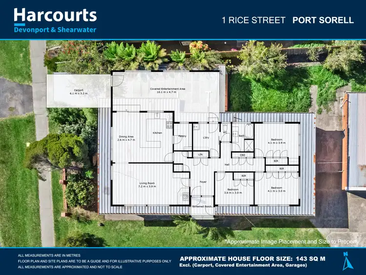 Floorplan of Homely house listing, 1 Rice Street, Port Sorell TAS 7307
