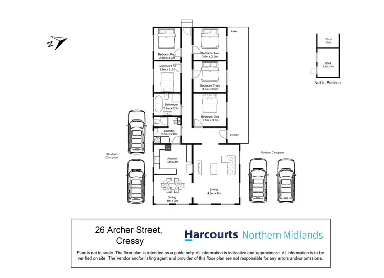 Floorplan of Homely house listing, 26 Archer Street, Cressy TAS 7302