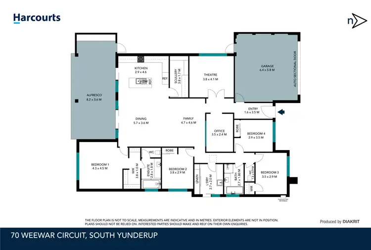 Floorplan of Homely house listing, 70 Weewar Circuit, South Yunderup WA 6208