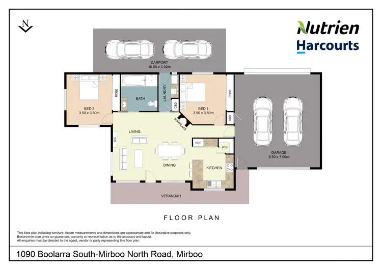 Floorplan of Homely rural property listing, 1090 Boolarra South-Mirboo North Road, Mirboo VIC 3871