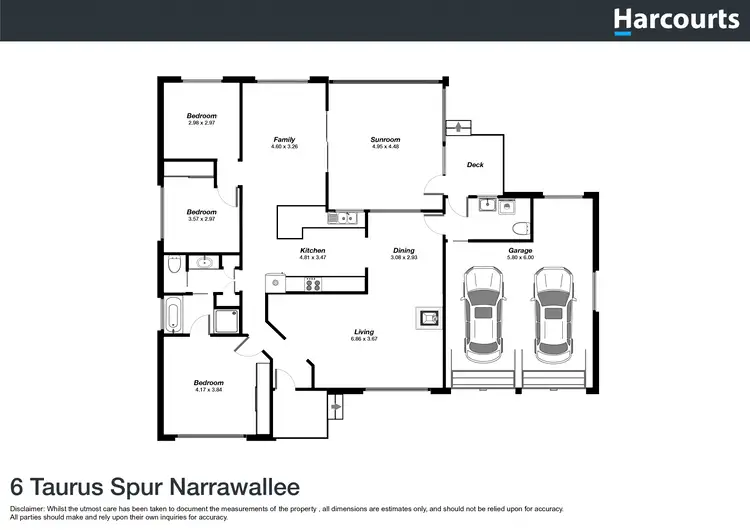 Floorplan of Homely house listing, 6 Taurus Spur, Narrawallee NSW 2539