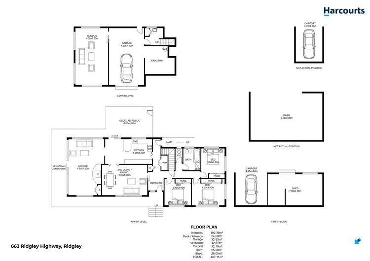 Floorplan of Homely house listing, 663 Ridgley Highway, Ridgley TAS 7321