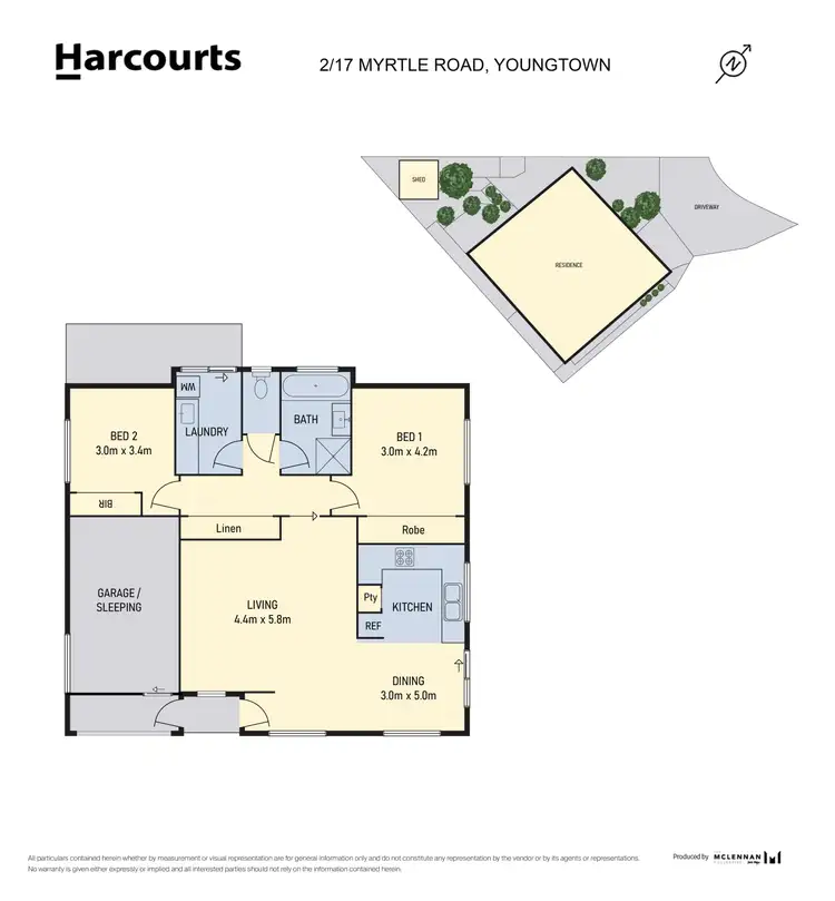 Floorplan of Homely house listing, 2/17 Myrtle Road, Youngtown TAS 7249