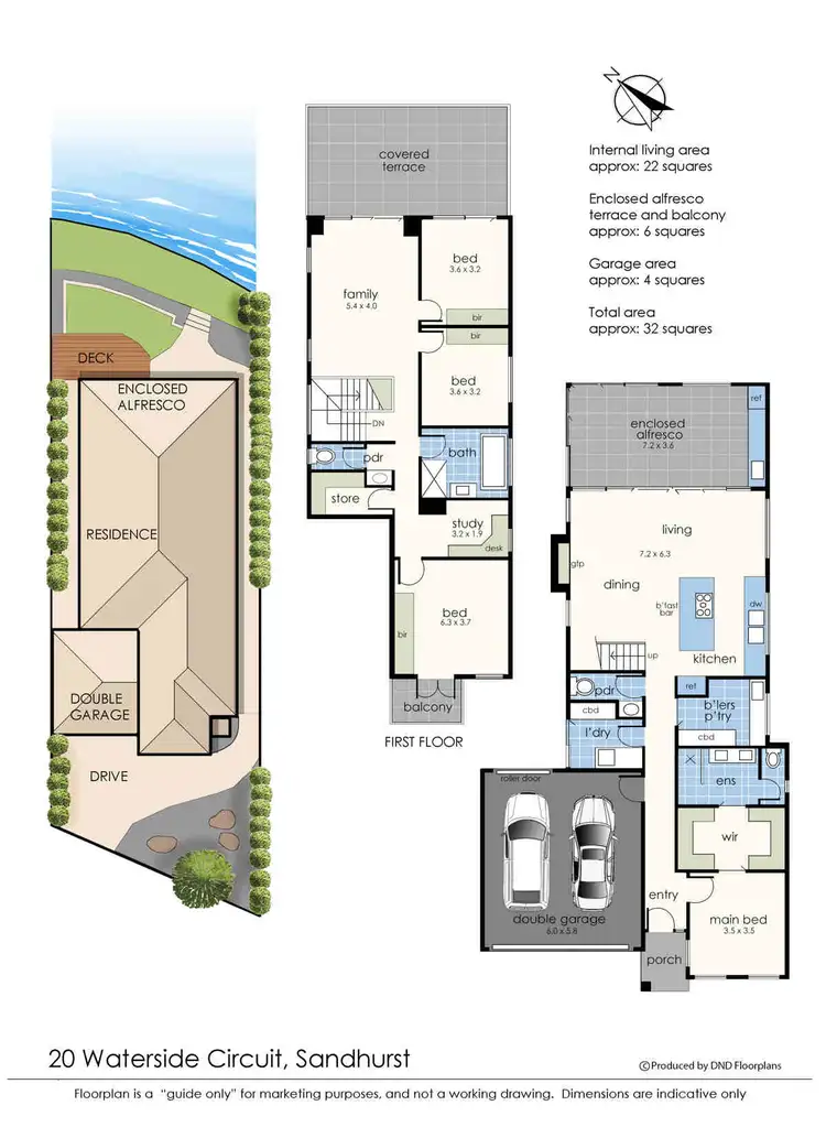 Floorplan of Homely house listing, 20 Waterside Circuit, Sandhurst VIC 3977