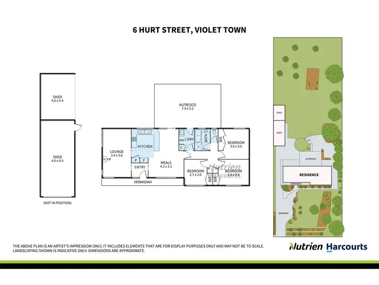 Floorplan of Homely house listing, 6 Hurt Street, Violet Town VIC 3669