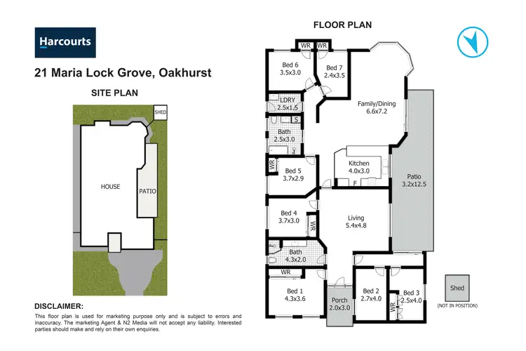 Floorplan of Homely house listing, 21 Maria Lock Grove, Oakhurst NSW 2761