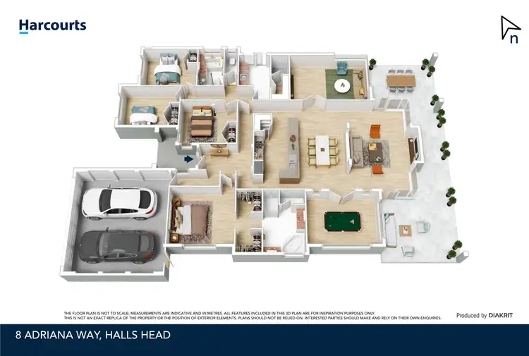 Floorplan of Homely house listing, 8 Adriana Way, Halls Head WA 6210