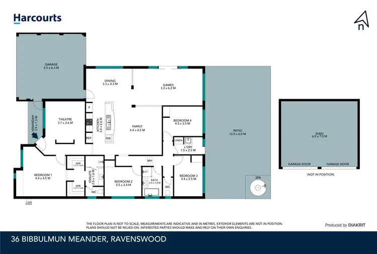Floorplan of Homely house listing, 36 Bibbulmun Meander, Ravenswood WA 6208