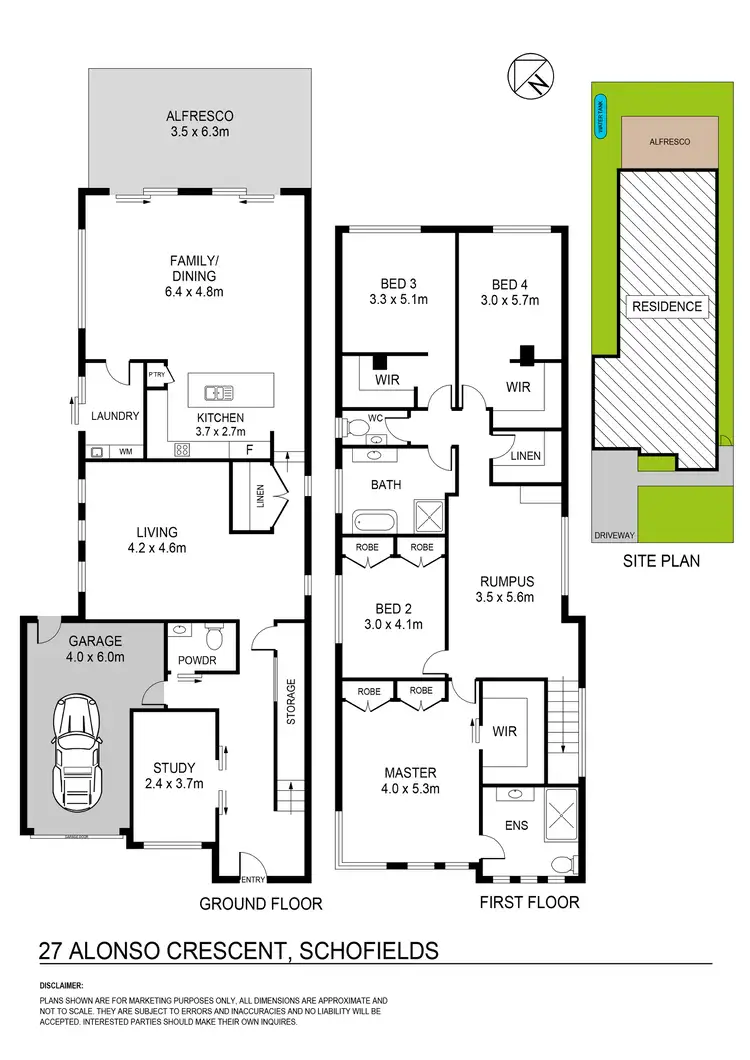 Floorplan of Homely house listing, 27 Alonso Crescent, Schofields NSW 2762