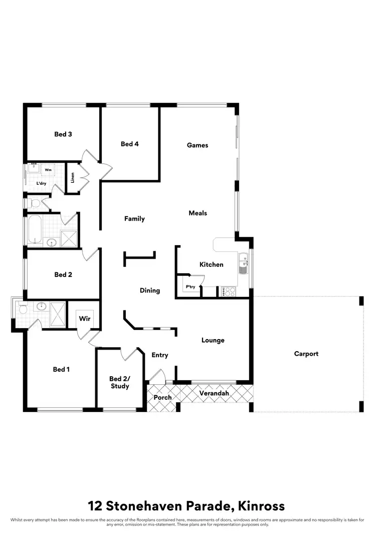 Floorplan of Homely house listing, 12 Stonehaven Parade, Kinross WA 6028