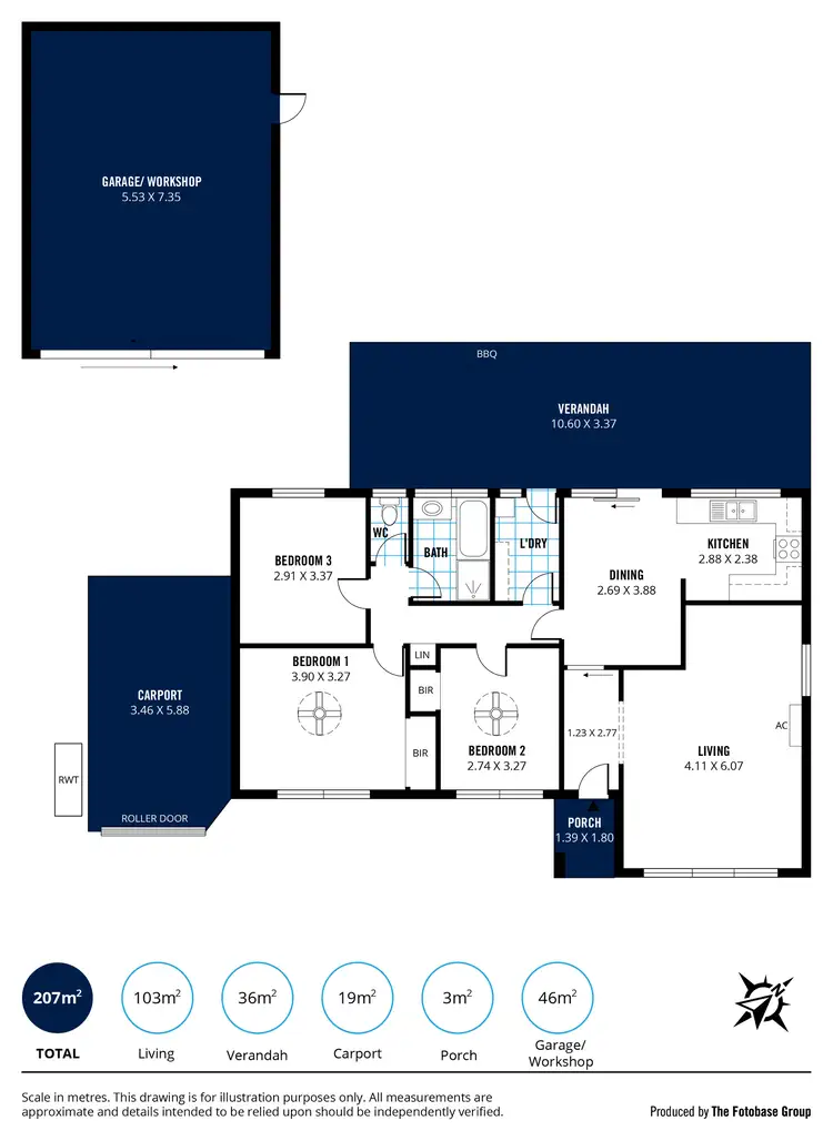 Floorplan of Homely house listing, 50 Balee Avenue, Sheidow Park SA 5158